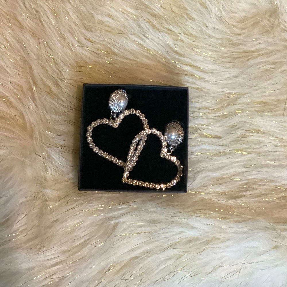 Dangle Heart Earrings